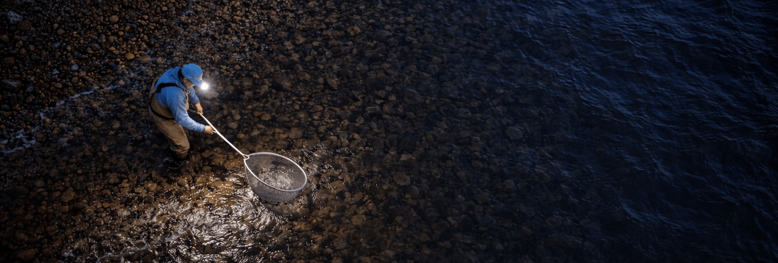 Duluth Nets offers a wide selection of hand-crafted fishing nets, including gill nets, trap nets, and seines. We can create custom netting for all your bait and fishing needs!